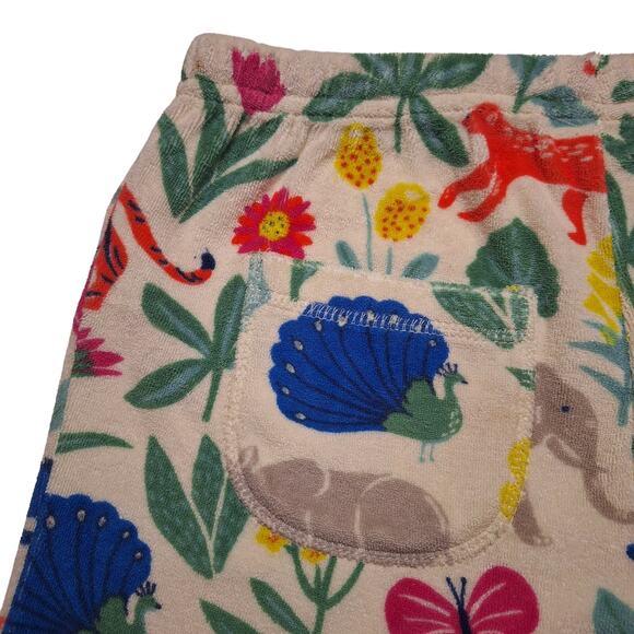 Mini Boden jungle animal print towelling shorts - Picture 5 of 11